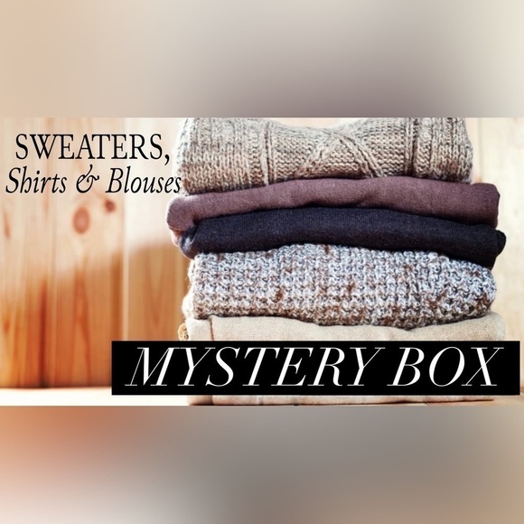 Mystery BOX l Sweaters, Blouses, Shirts - Size MEDIUM- Minimum 10 Items - Picture 1 of 1